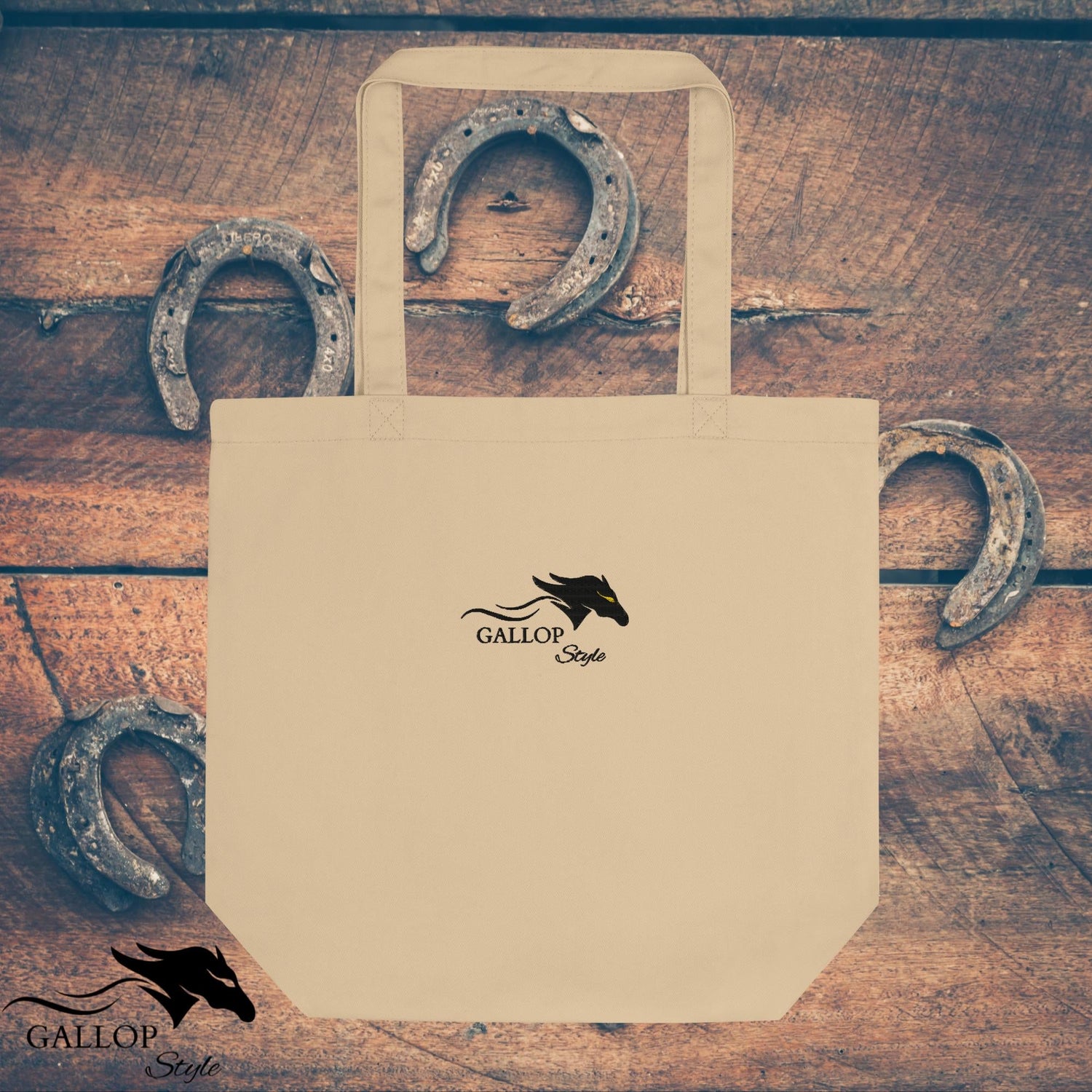 bags Gallop Style Embroidered Eco Tote Bag