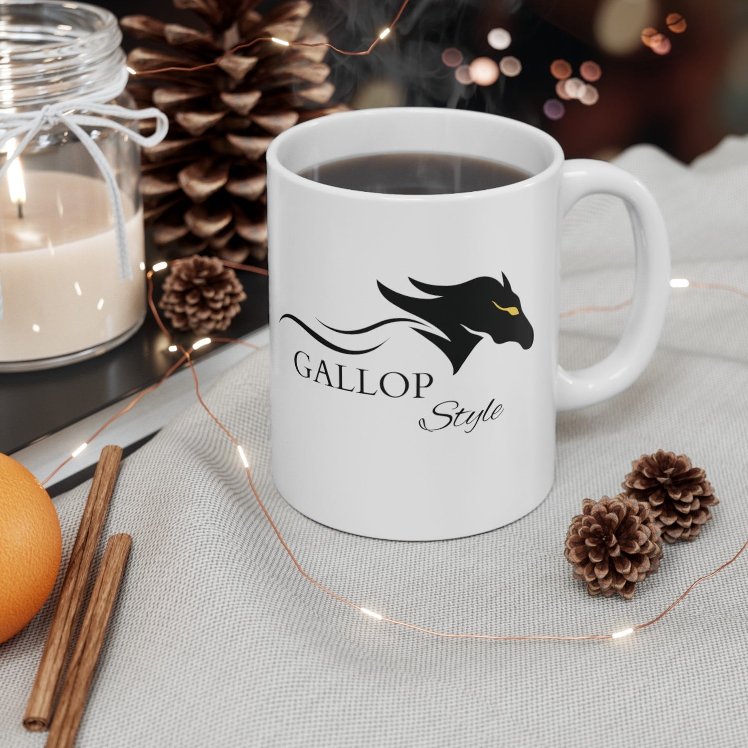 Drinkware 11oz Gallop Style Logo Ceramic Mug