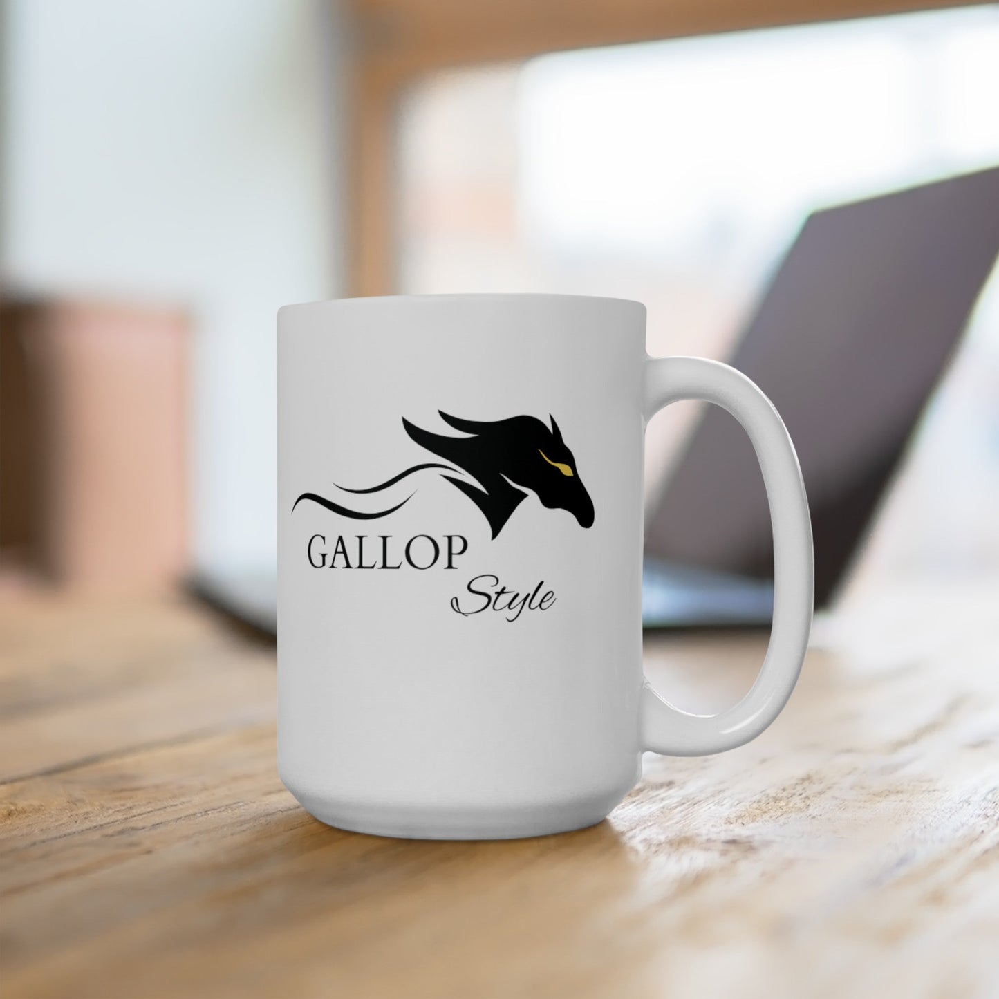 Drinkware 15oz Gallop Style Logo Ceramic Mug