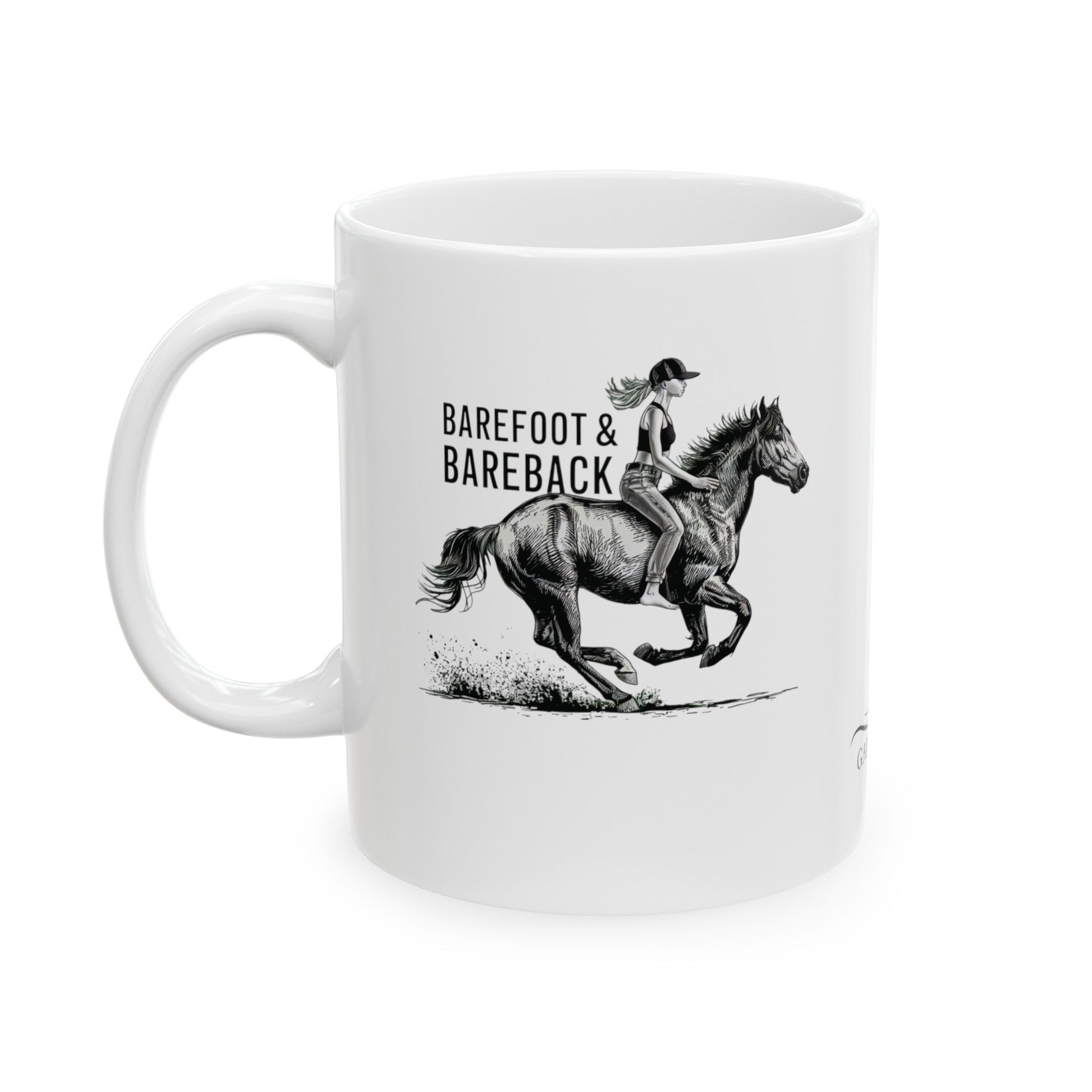 Drinkware Barefoot and Bareback 2 Ceramic Mug GS_49