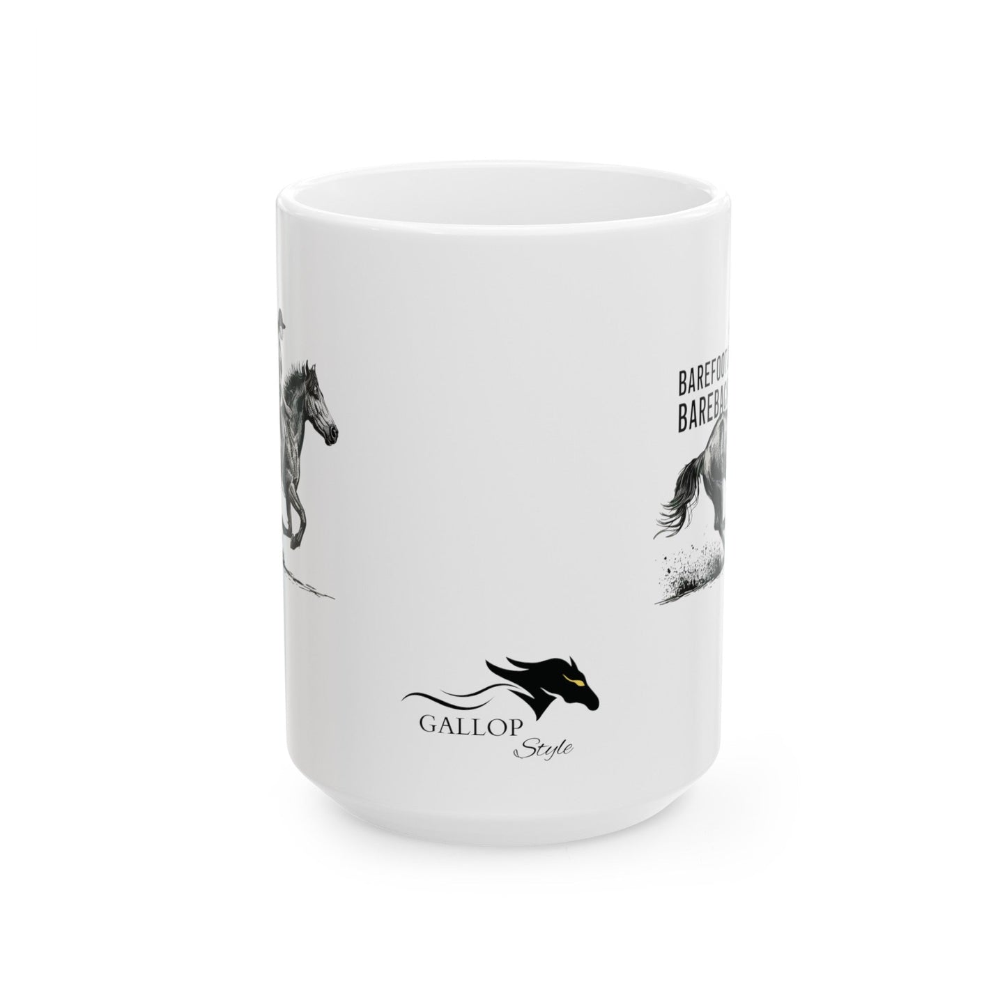 Drinkware Barefoot and Bareback 2 Ceramic Mug GS_49