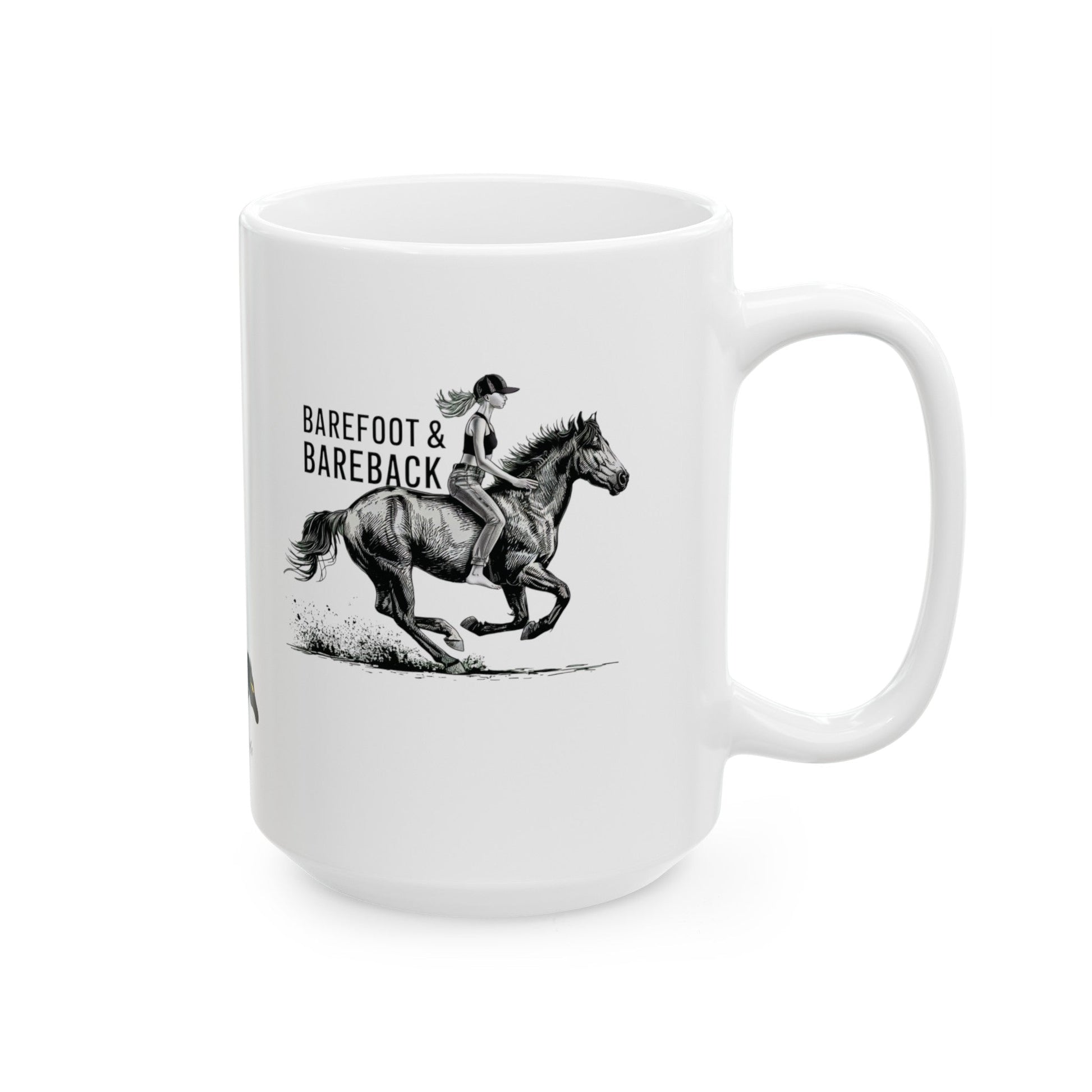 Drinkware Barefoot and Bareback 2 Ceramic Mug GS_49