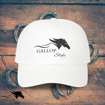 Hats White / One size Gallop Style Embroidered Classic Cap