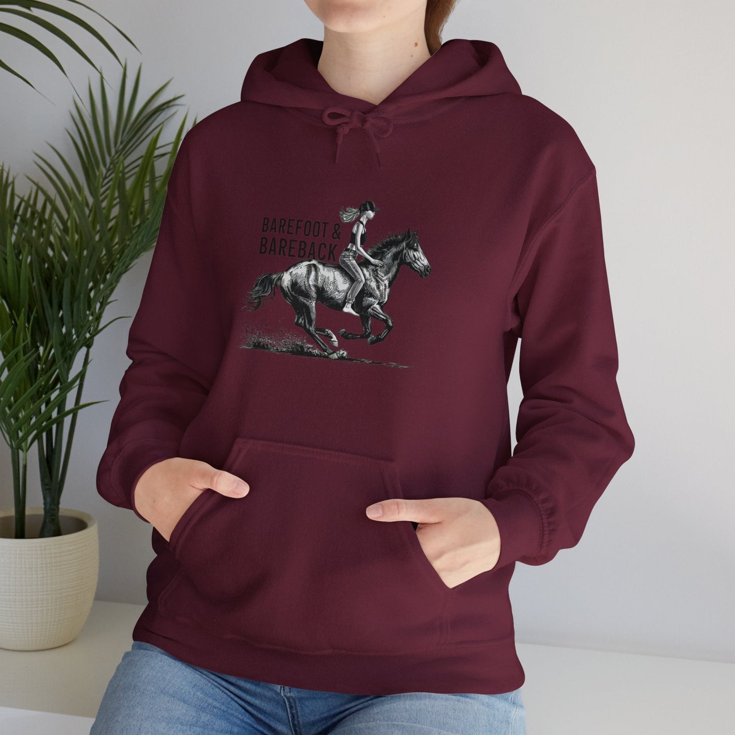 Hoodie Barefoot and Bareback 2 Unisex Hoodie GS_49