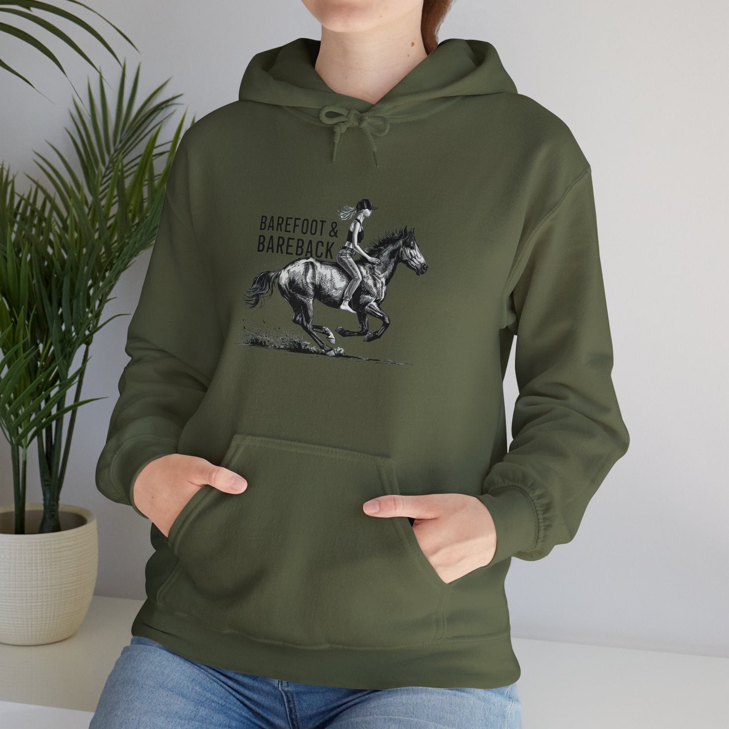 Hoodie Barefoot and Bareback 2 Unisex Hoodie GS_49