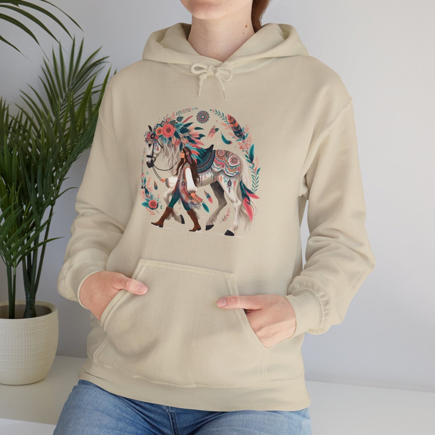 Hoodie BOHO Horse Walker Unisex Hoodie GS_48