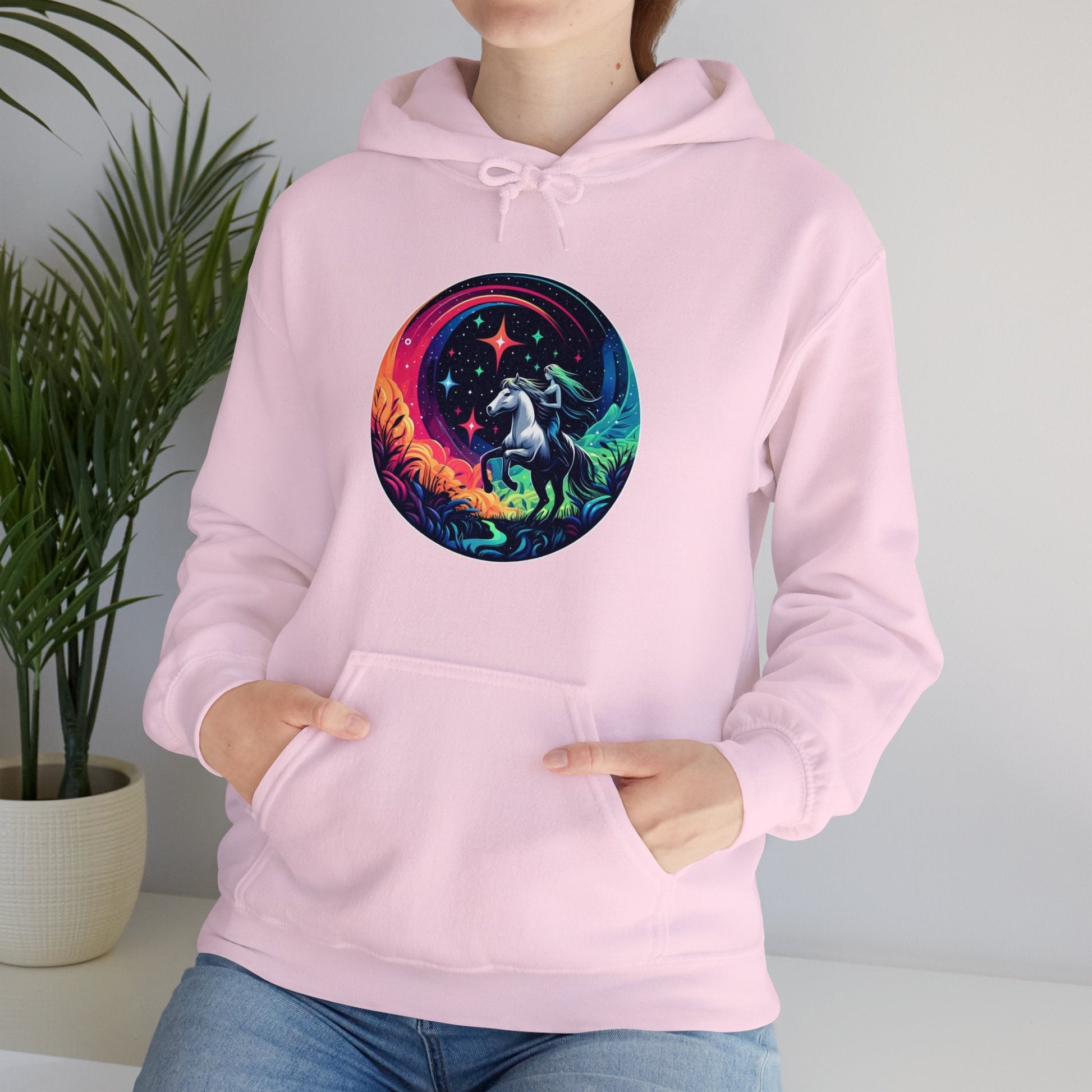 Hoodie Cosmic Horse & Rider Unisex Hoodie GS_35