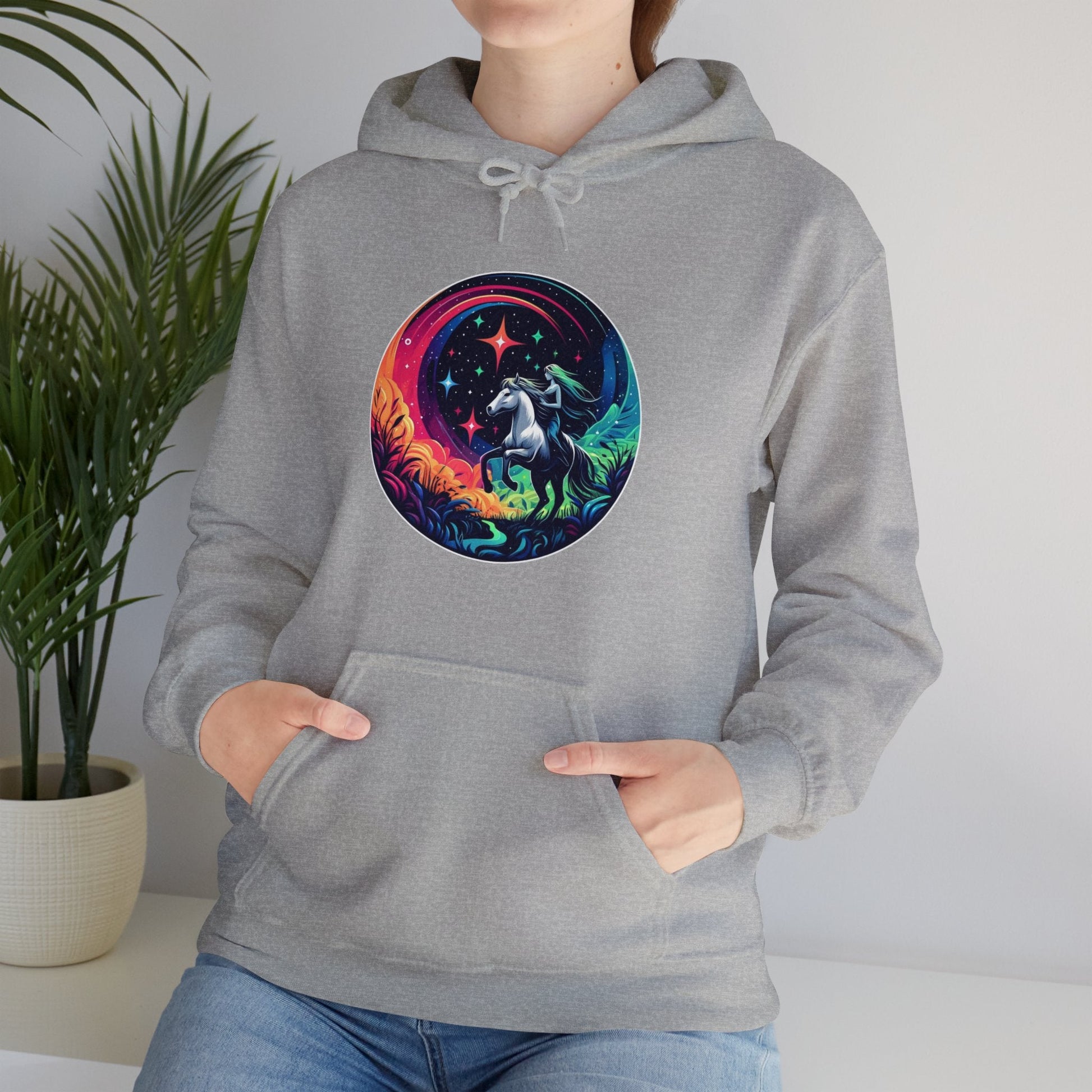 Hoodie Cosmic Horse & Rider Unisex Hoodie GS_35