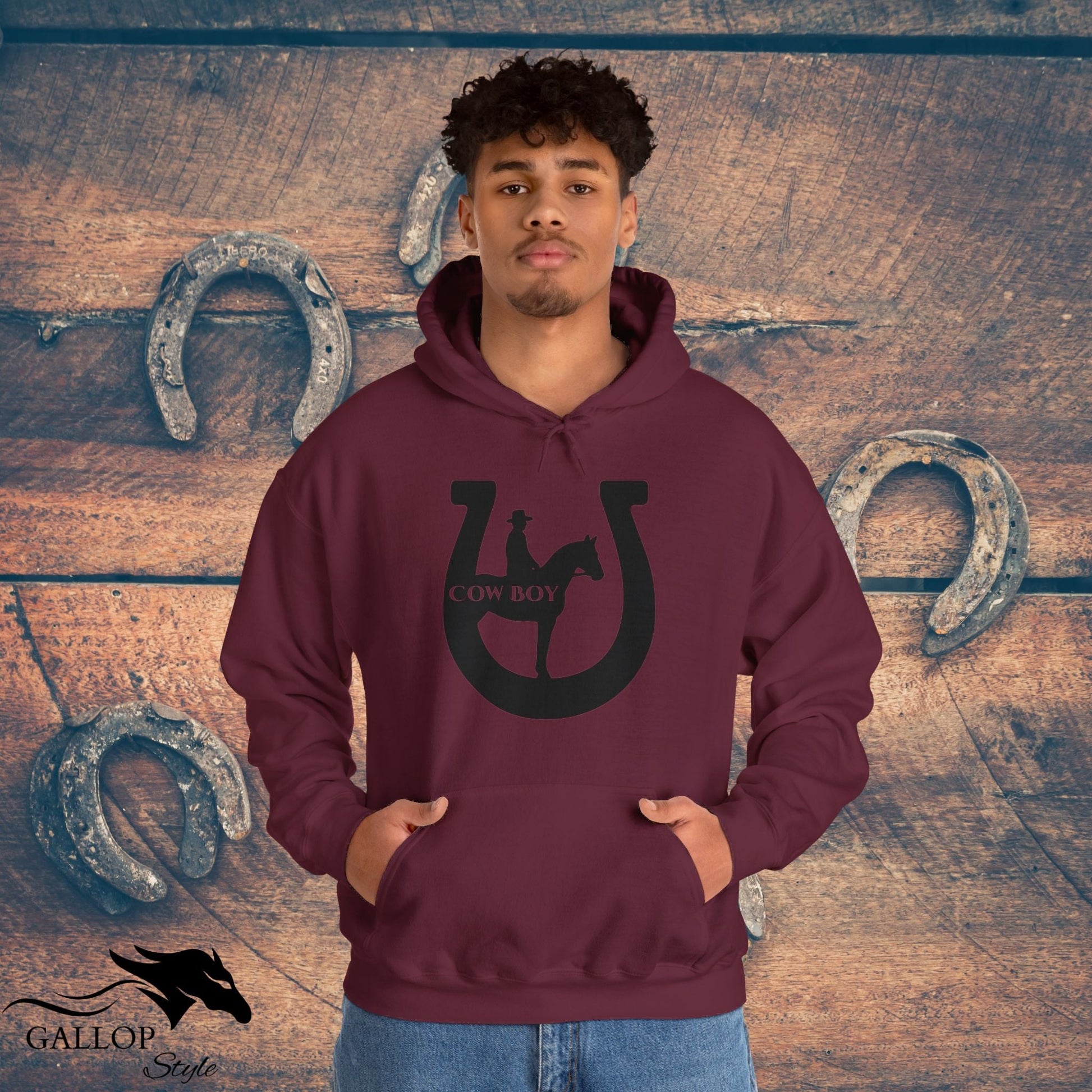 Hoodie Cowboy Horseshoe Unisex Hoodie GS_46