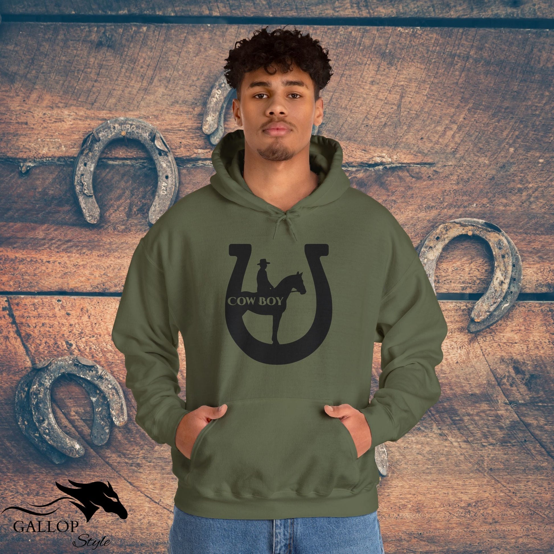 Hoodie Cowboy Horseshoe Unisex Hoodie GS_46