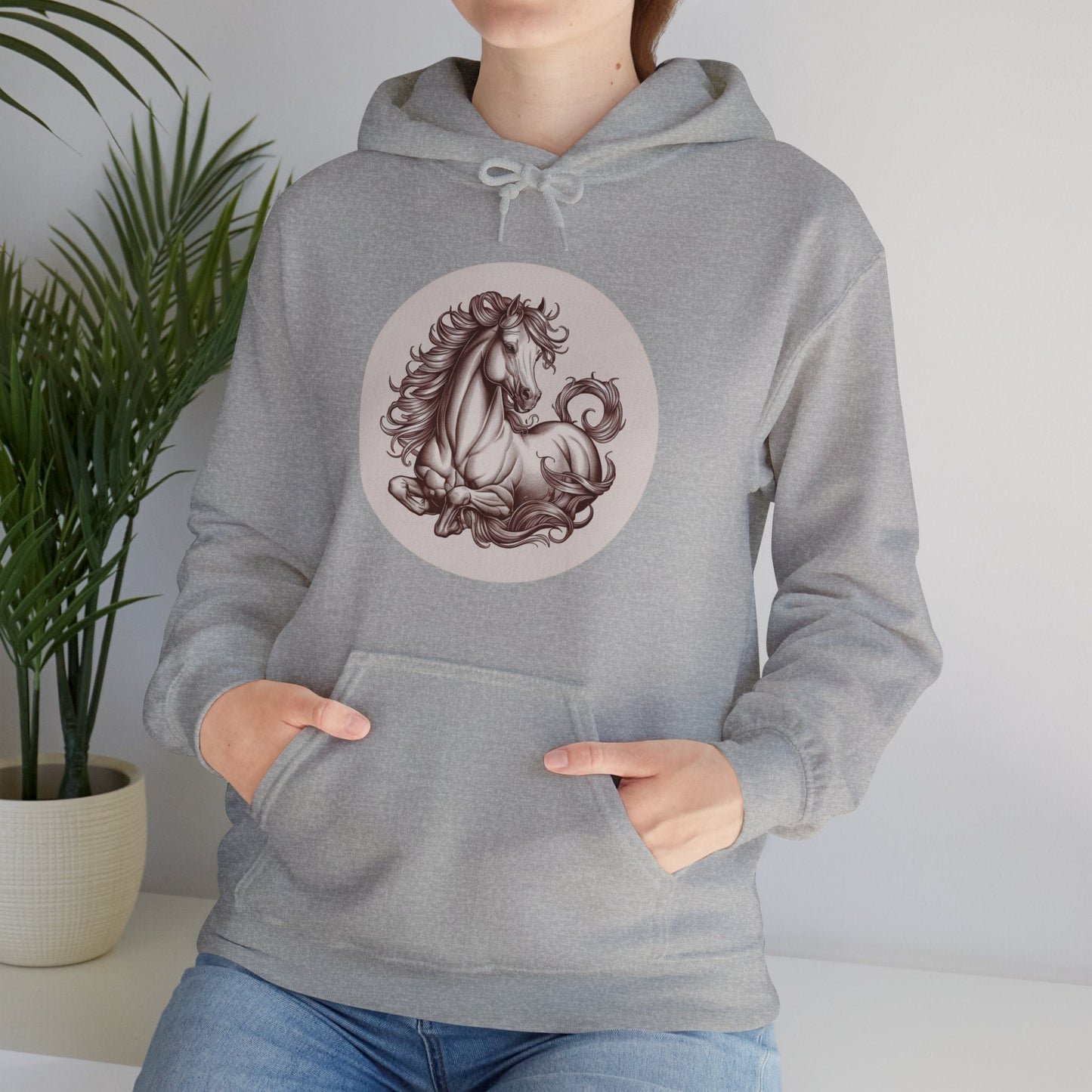 Hoodie Elegant Horse at Rest Unisex Hoodie GS_41