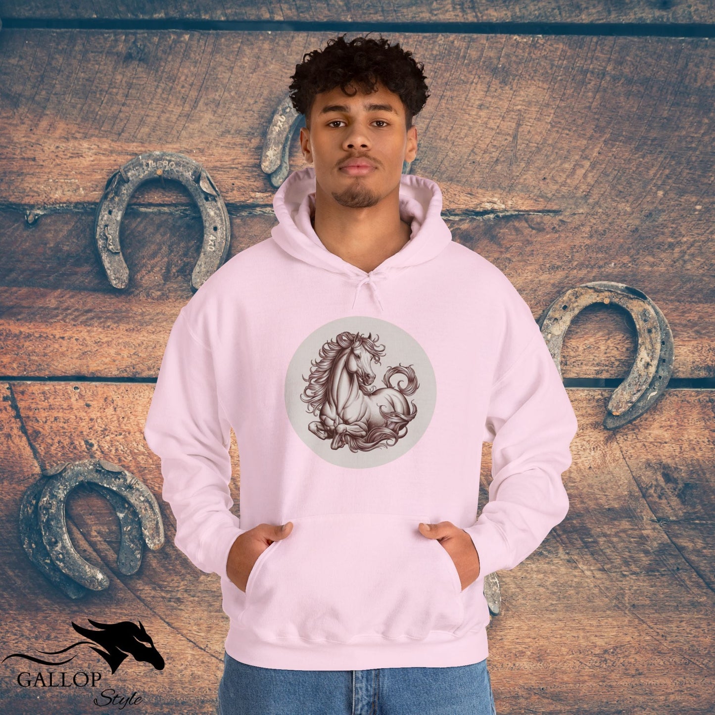 Hoodie Elegant Horse at Rest Unisex Hoodie GS_41