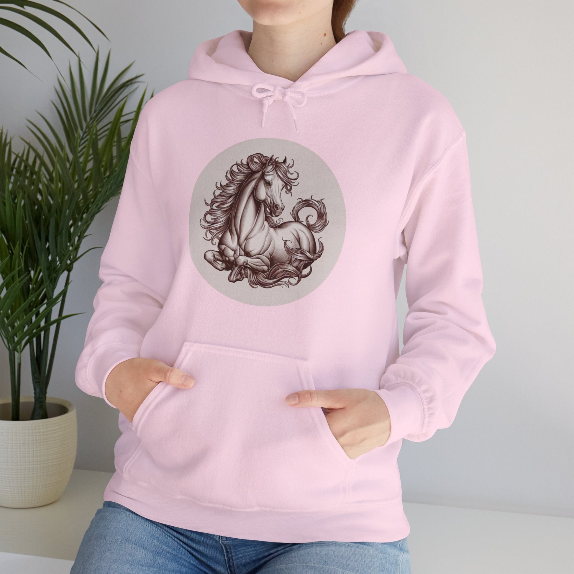 Hoodie Elegant Horse at Rest Unisex Hoodie GS_41