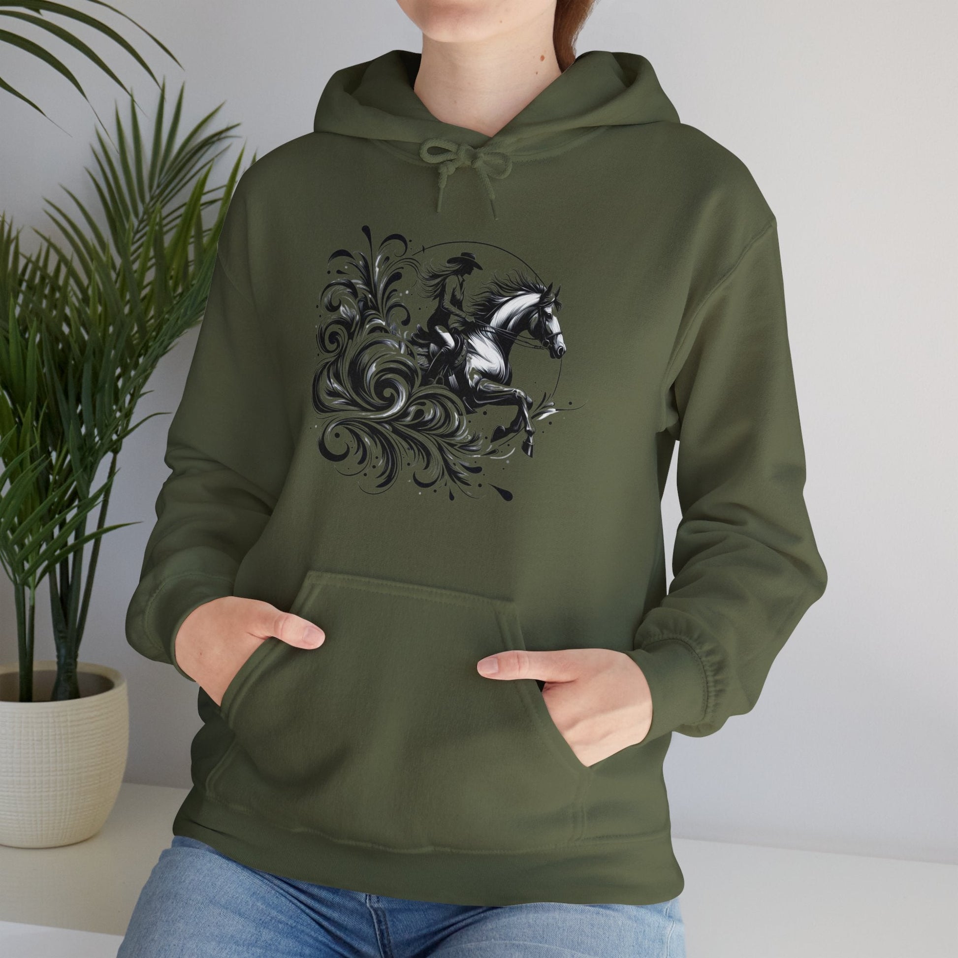 Hoodie Female Gallop Splash Unisex Hoodie GS_38