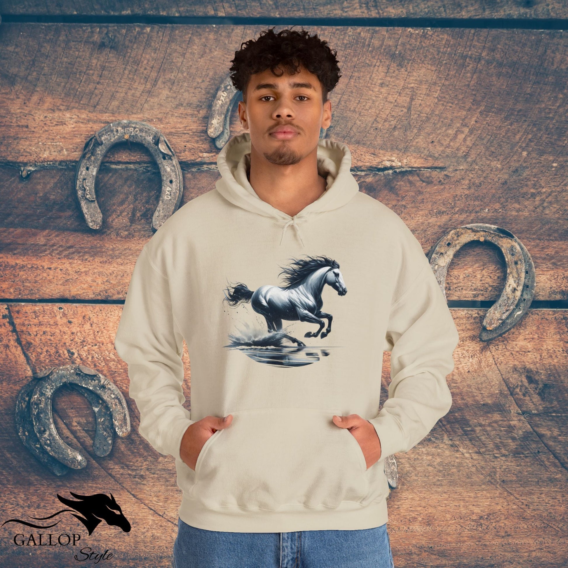 Hoodie Galloping Water Unisex Hoodie GS_30