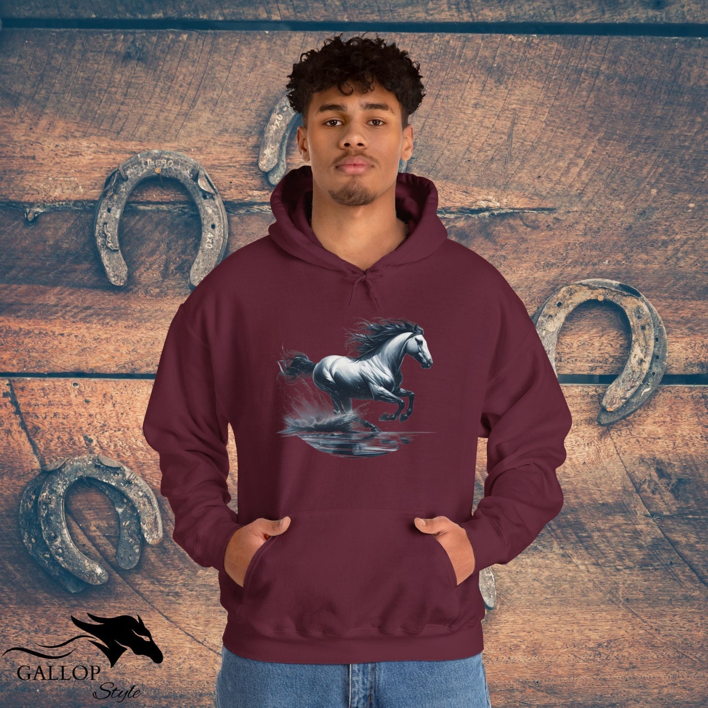 Hoodie Galloping Water Unisex Hoodie GS_30