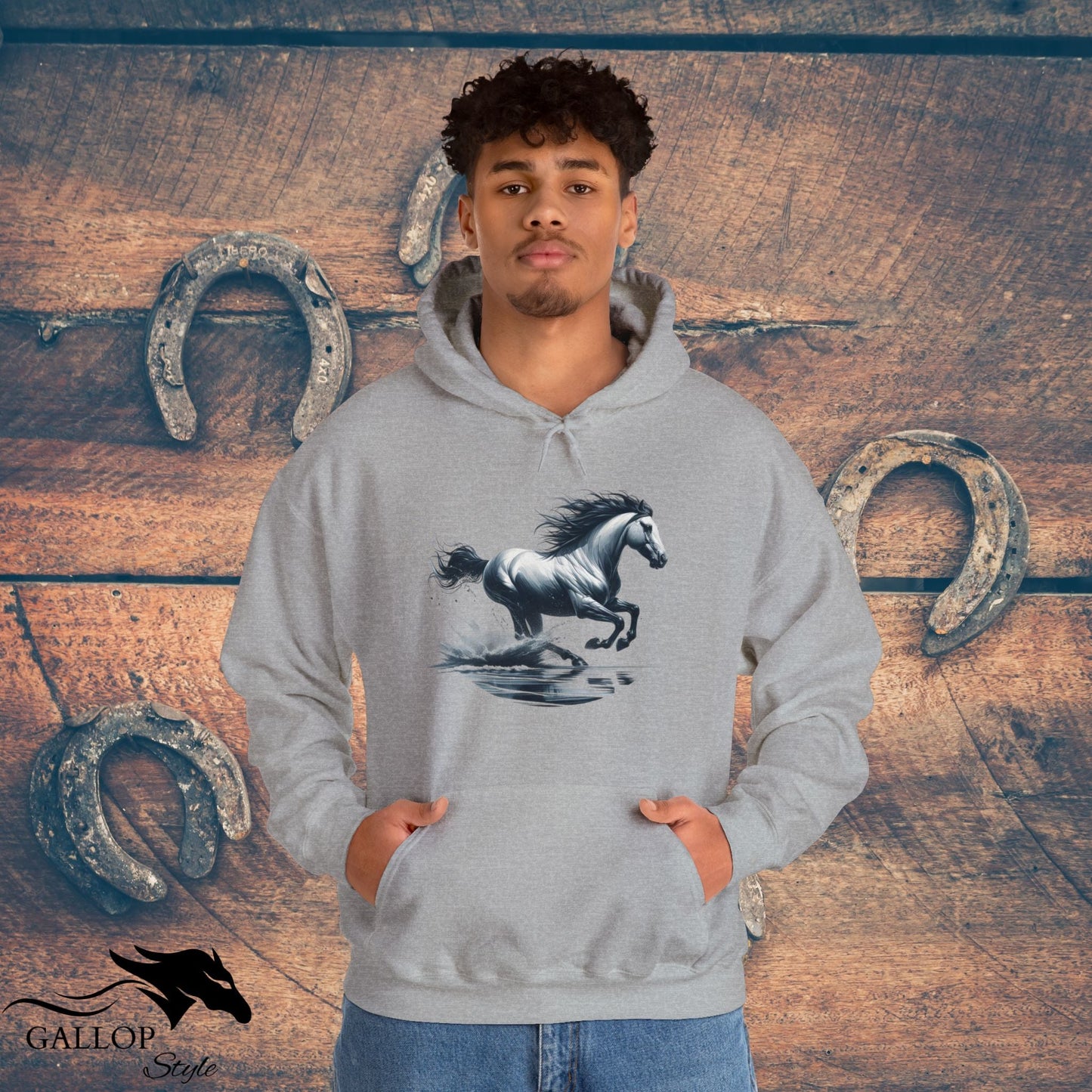 Hoodie Galloping Water Unisex Hoodie GS_30