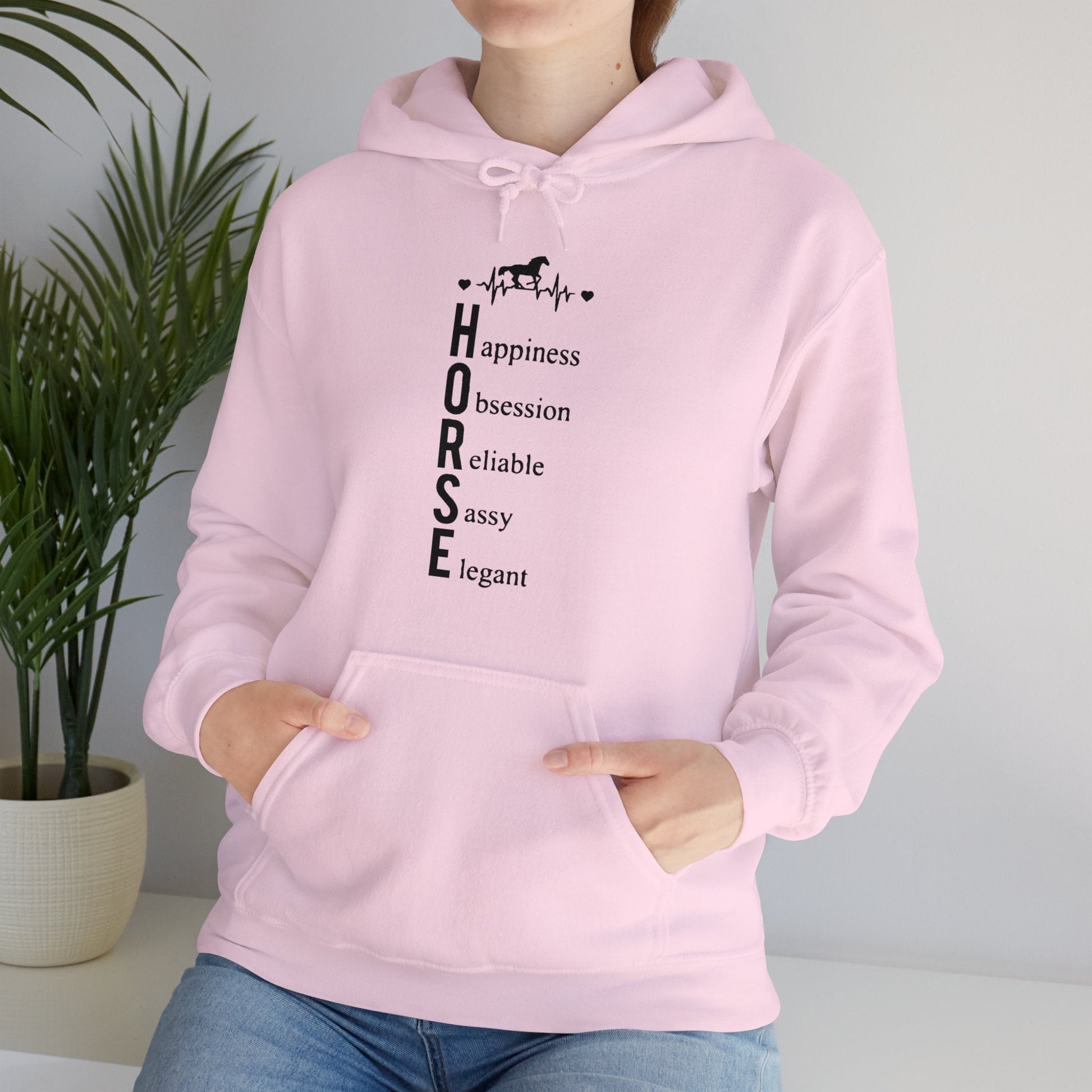 Hoodie Heartbeat Horse Definition Unisex Hoodie GS_47