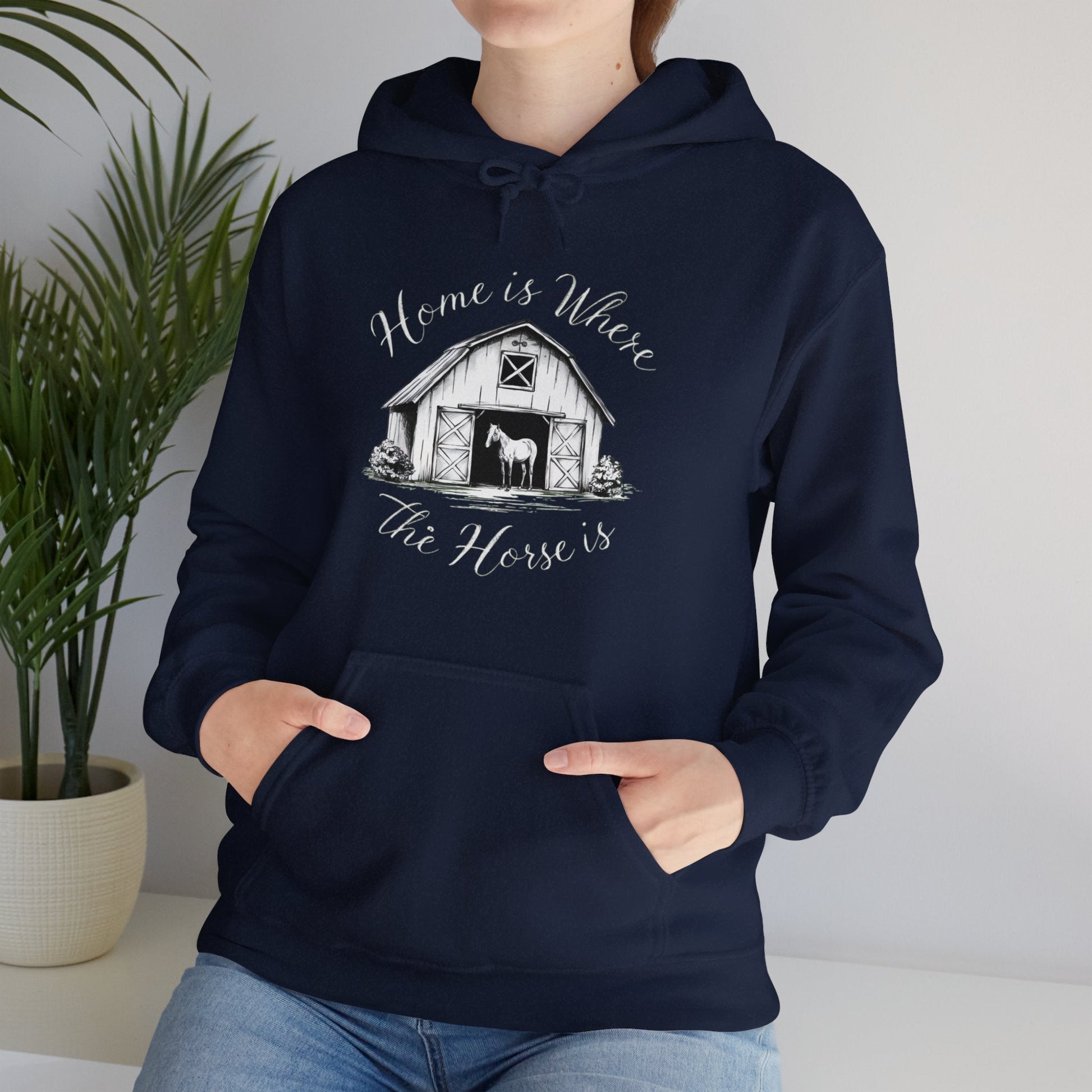 Hoodie Home is Where Horse is Unisex Hoodie GS_13