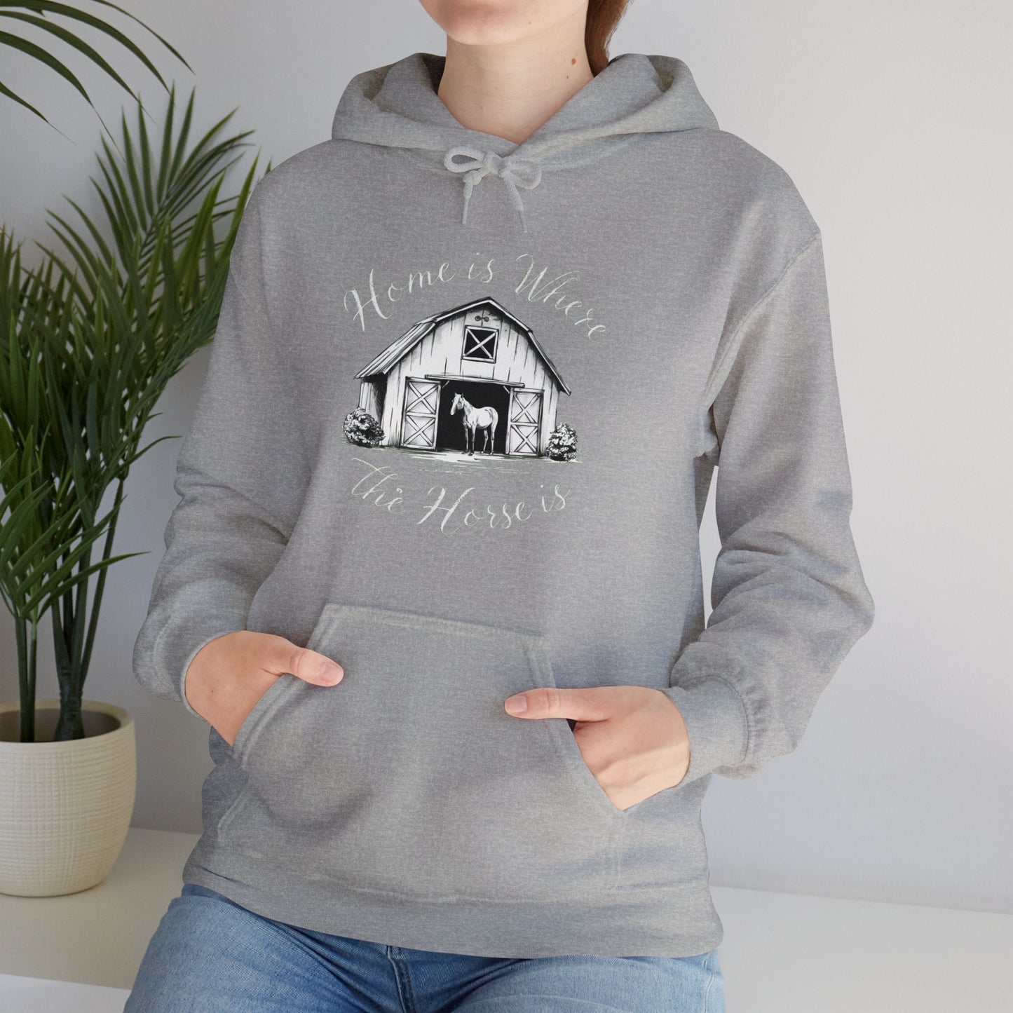 Hoodie Home is Where Horse is Unisex Hoodie GS_13