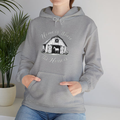 Hoodie Home is Where Horse is Unisex Hoodie GS_13