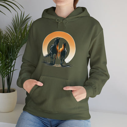 Hoodie Horse Couple Unisex Hoodie GS_42