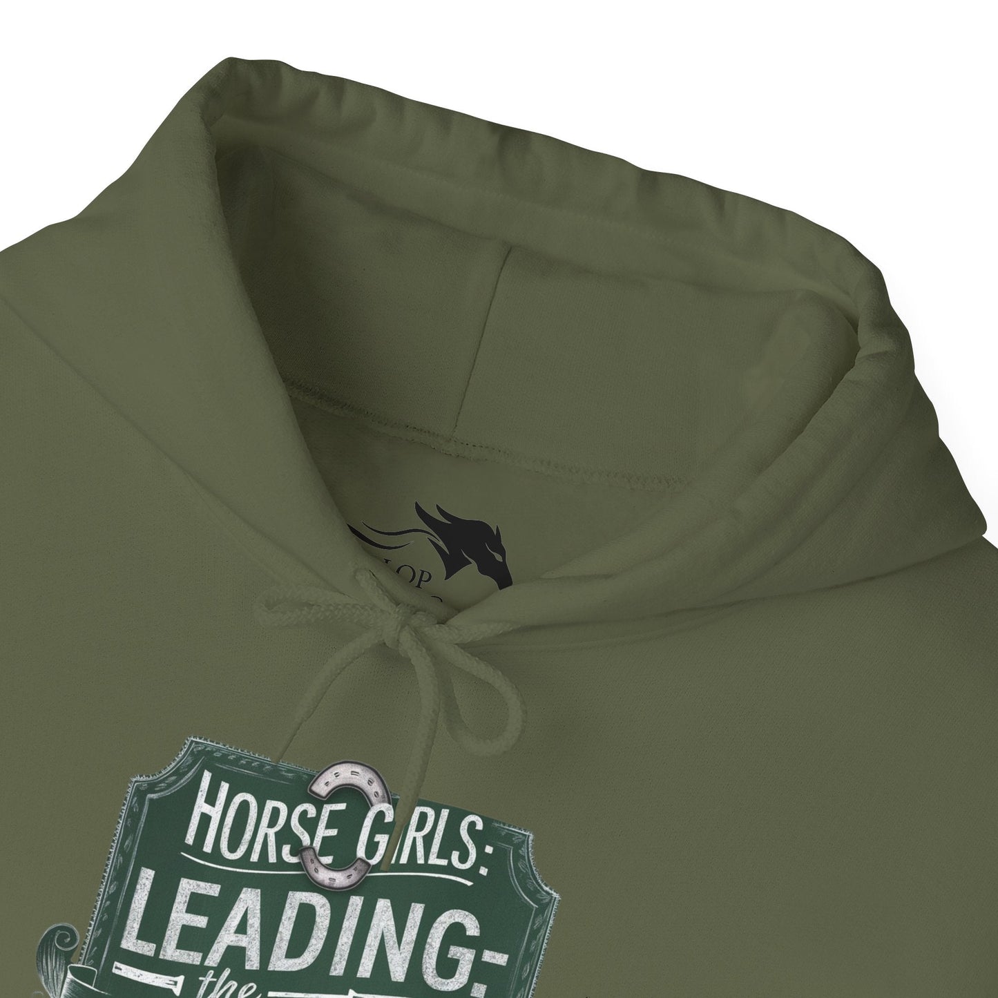 Hoodie Horse Girls Lead Neightion Unisex Hoodie GS_12