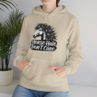 Hoodie Horse Hair Don't Care Unisex Hoodie GS_14