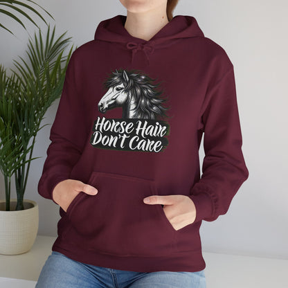 Hoodie Horse Hair Don't Care Unisex Hoodie GS_14