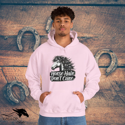 Hoodie Horse Hair Don't Care Unisex Hoodie GS_14