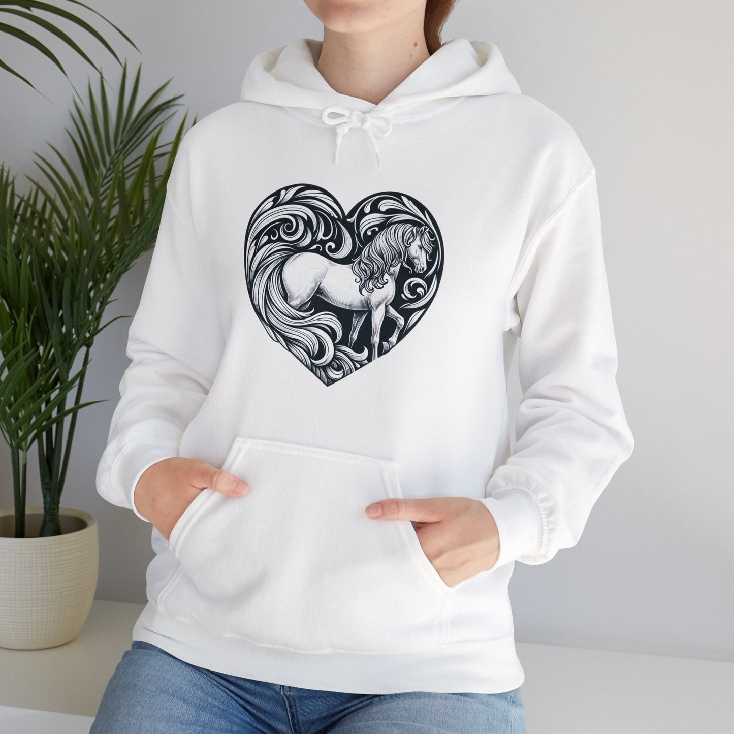 Hoodie Horse in Heart Unisex Hoodie GS_25