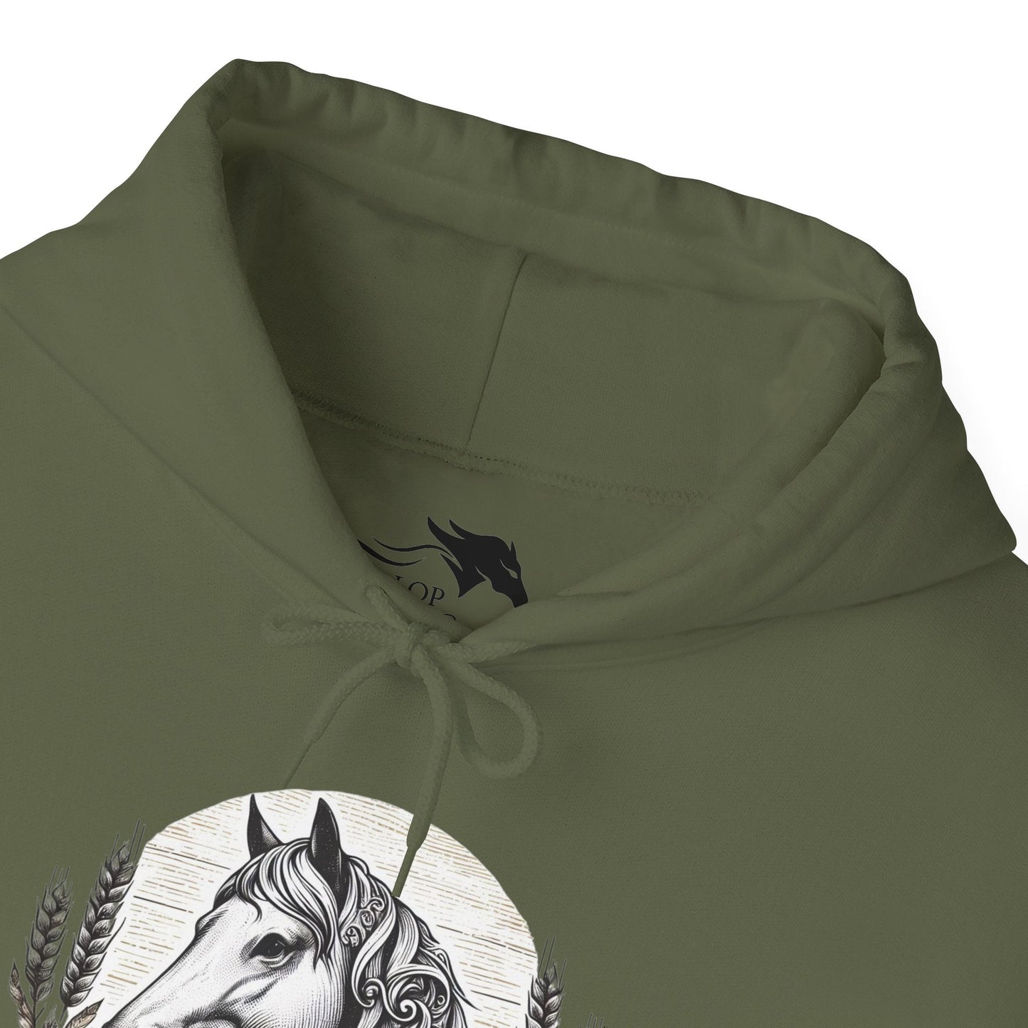 Hoodie Horse Sunflowers Wheat Unisex Hoodie GS_1