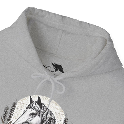 Hoodie Horse Sunflowers Wheat Unisex Hoodie GS_1