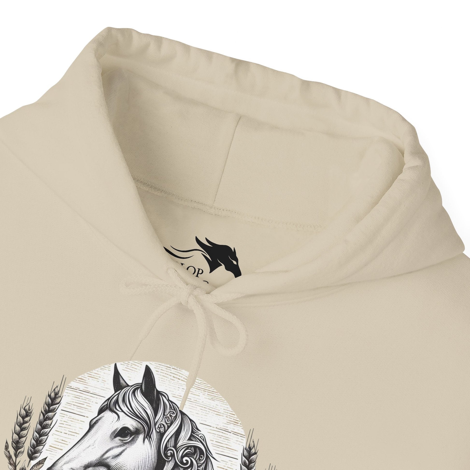 Hoodie Horse Sunflowers Wheat Unisex Hoodie GS_1