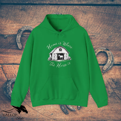 Hoodie Irish Green / S Home is Where Horse is Unisex Hoodie GS_13