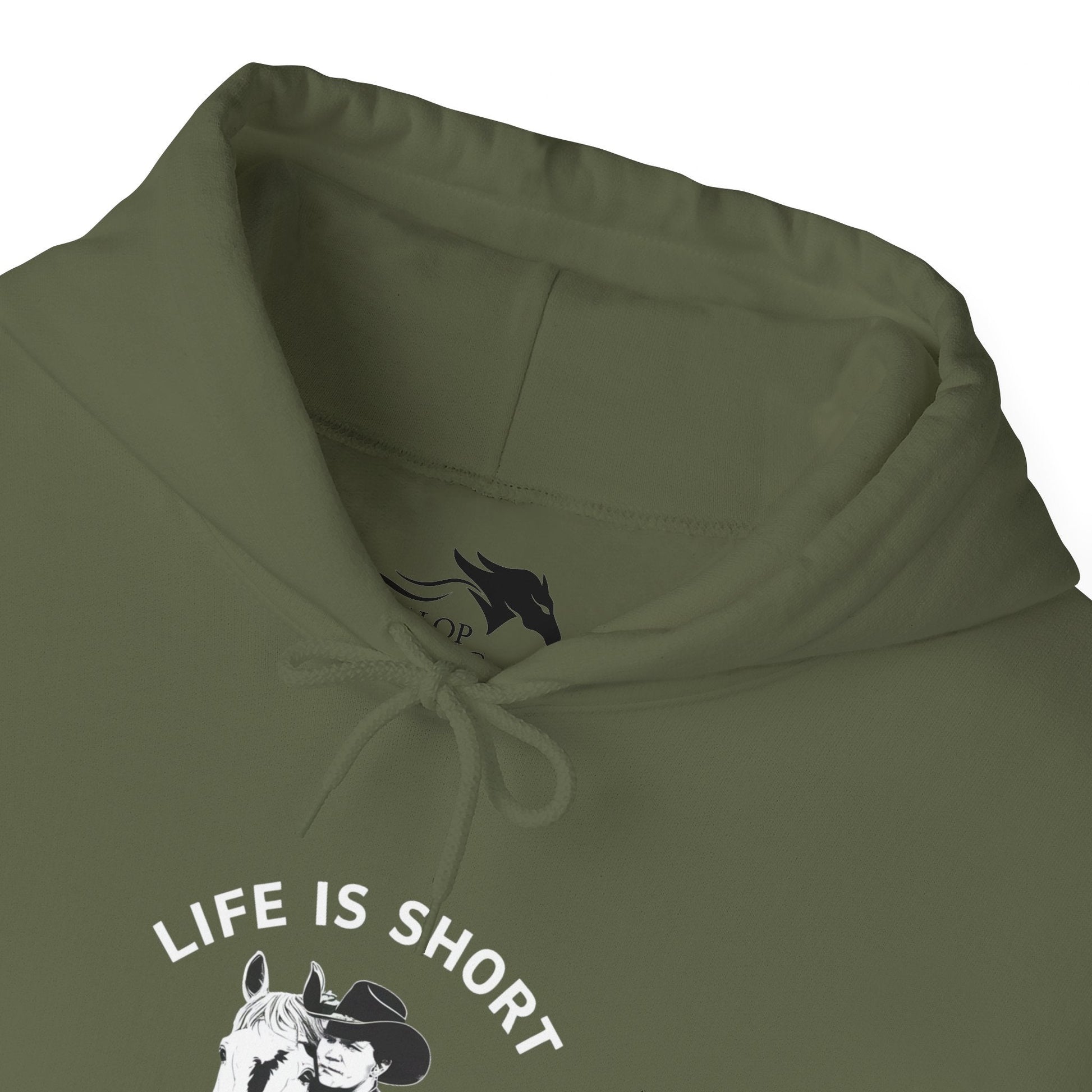 Hoodie life is short hug a horse male Unisex Hoodie GS_33