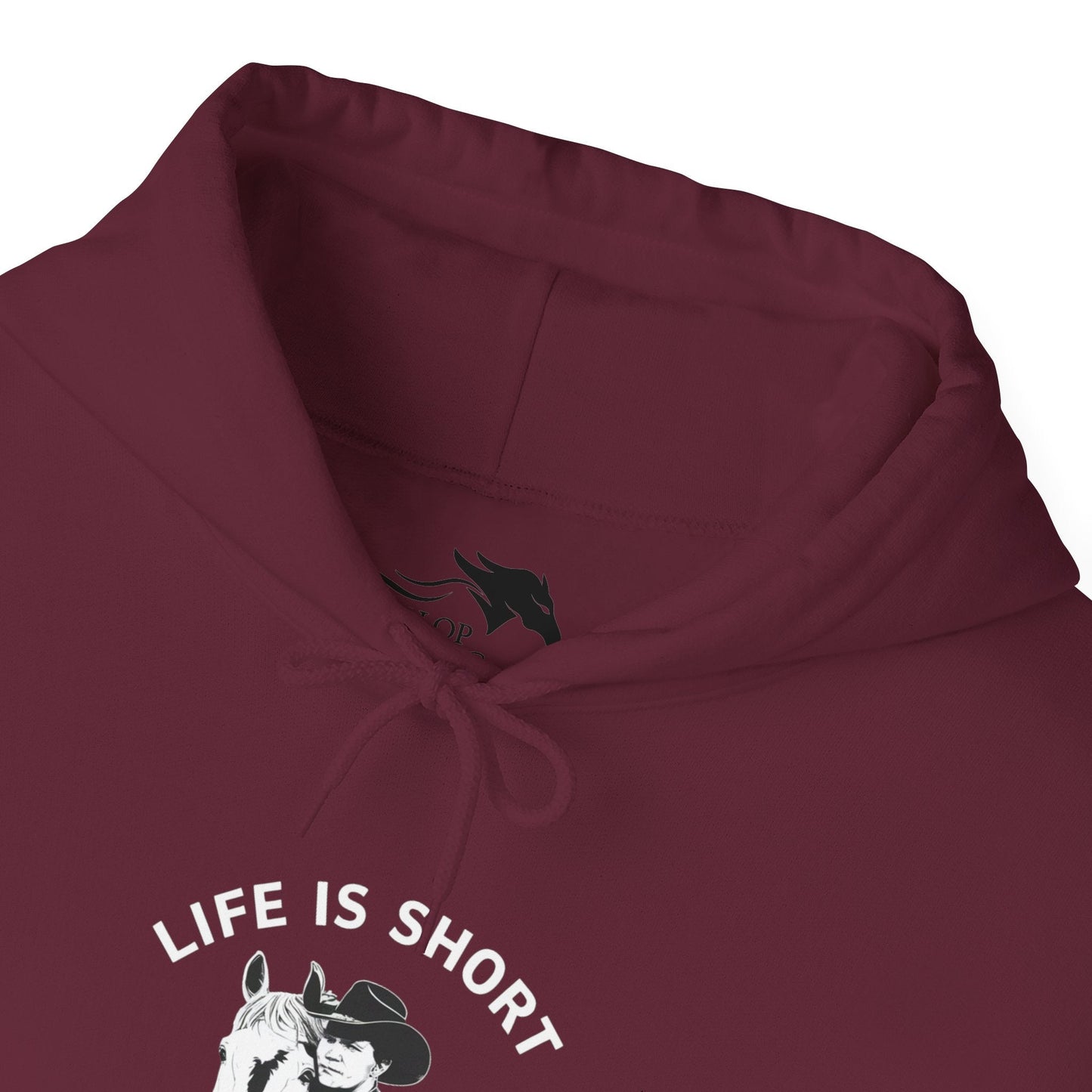 Hoodie life is short hug a horse male Unisex Hoodie GS_33