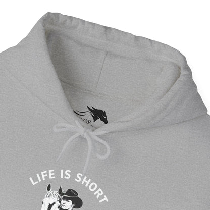 Hoodie life is short hug a horse male Unisex Hoodie GS_33