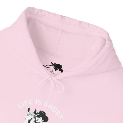 Hoodie life is short hug a horse male Unisex Hoodie GS_33