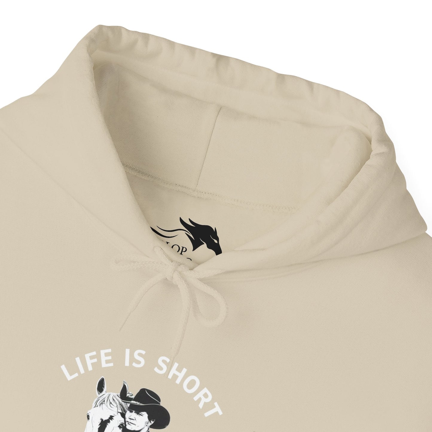 Hoodie life is short hug a horse male Unisex Hoodie GS_33