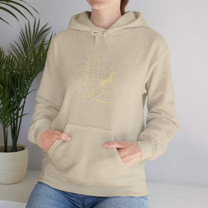 Hoodie Life is Short Ride Horse Unisex Hoodie GS_39