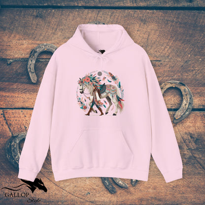 Hoodie Light Pink / S BOHO Horse Walker Unisex Hoodie GS_48