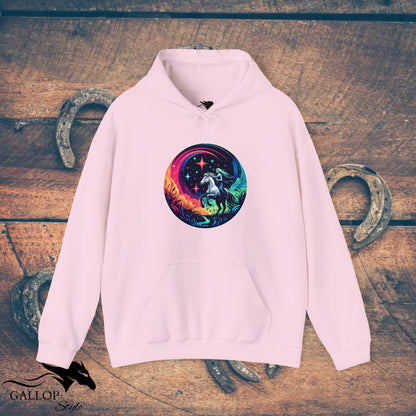 Hoodie Light Pink / S Cosmic Horse & Rider Unisex Hoodie GS_35