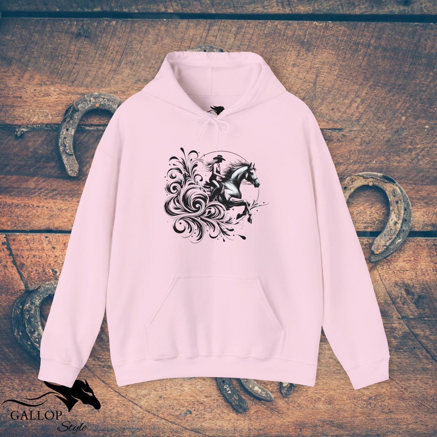 Hoodie Light Pink / S Female Gallop Splash Unisex Hoodie GS_38