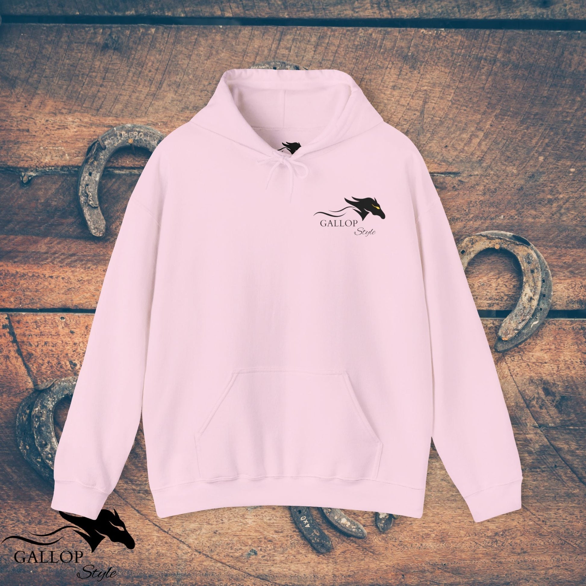 Hoodie Light Pink / S Official Gallop Style Logo Unisex Hoodie