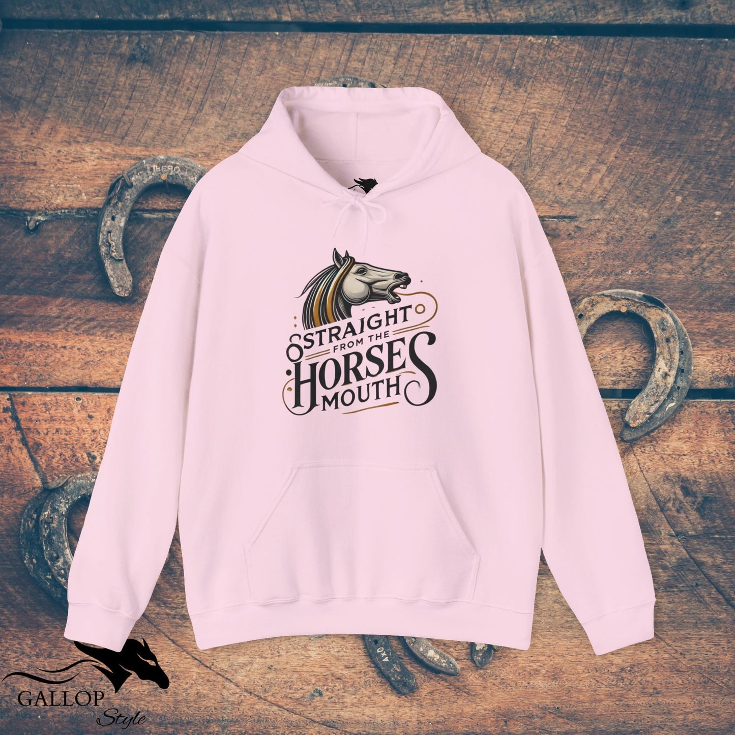 Hoodie Light Pink / S Straight from Horses Mouth Unisex Hoodie GS_11