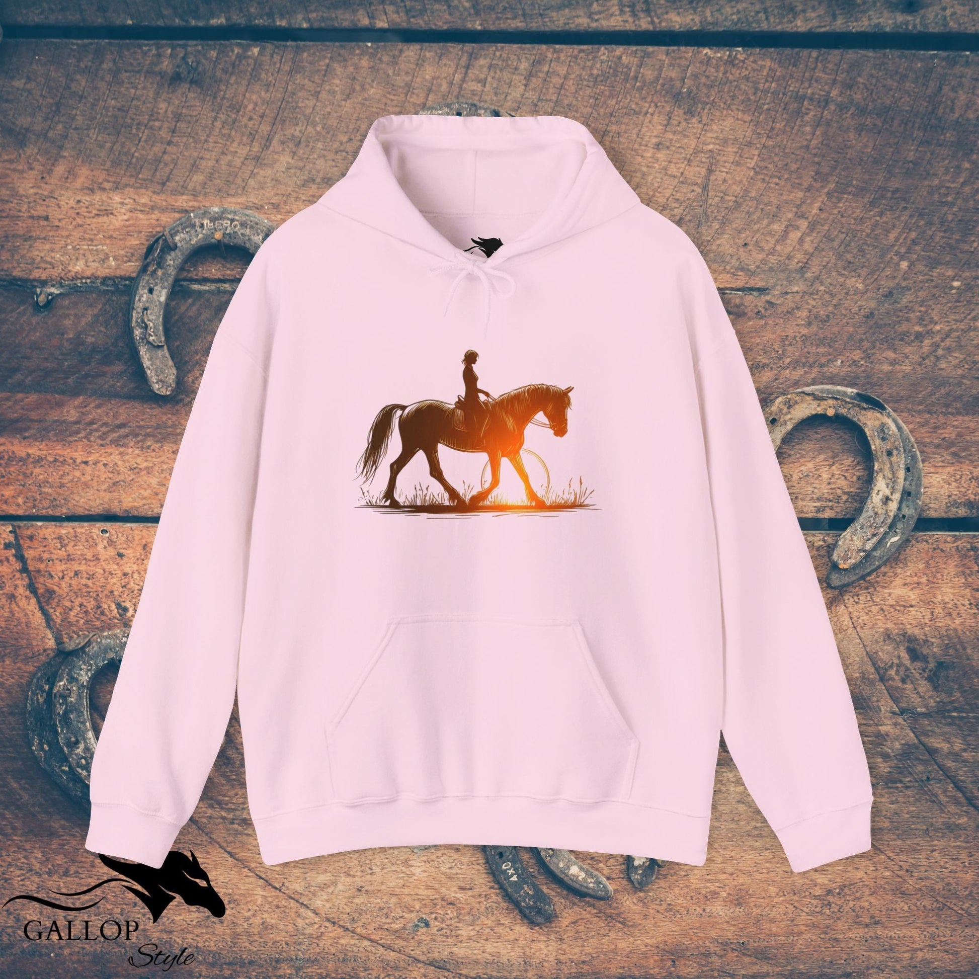 Hoodie Light Pink / S Sunset Stroll Unisex Hoodie GS_40