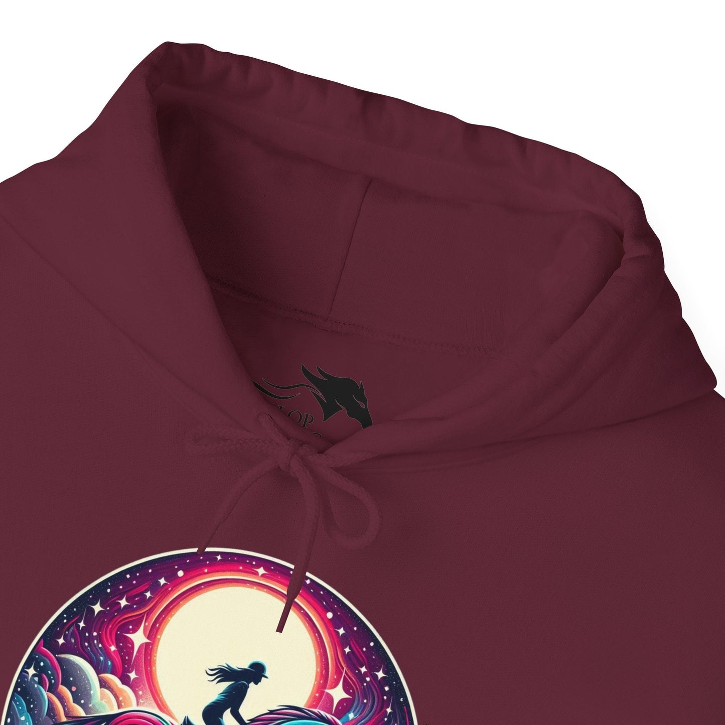 Hoodie Lunar Horse & Rider Modern Unisex Hoodie GS_6