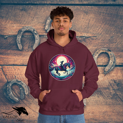 Hoodie Lunar Horse & Rider Modern Unisex Hoodie GS_6