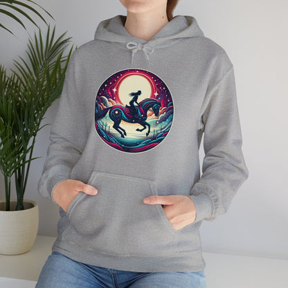 Hoodie Lunar Horse & Rider Modern Unisex Hoodie GS_6